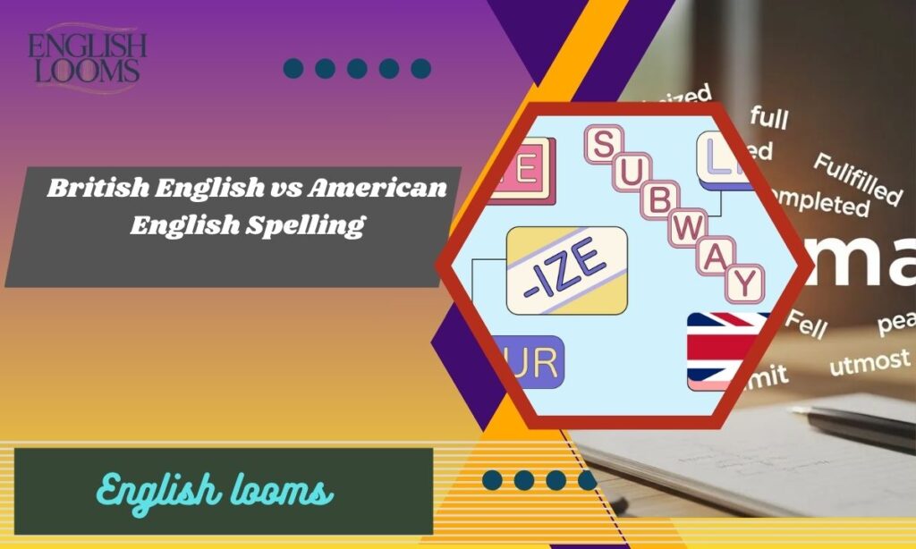 British English vs American English Spelling