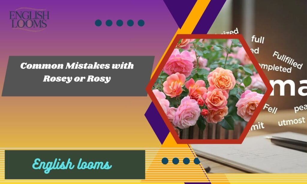 Common Mistakes with Rosey or Rosy
