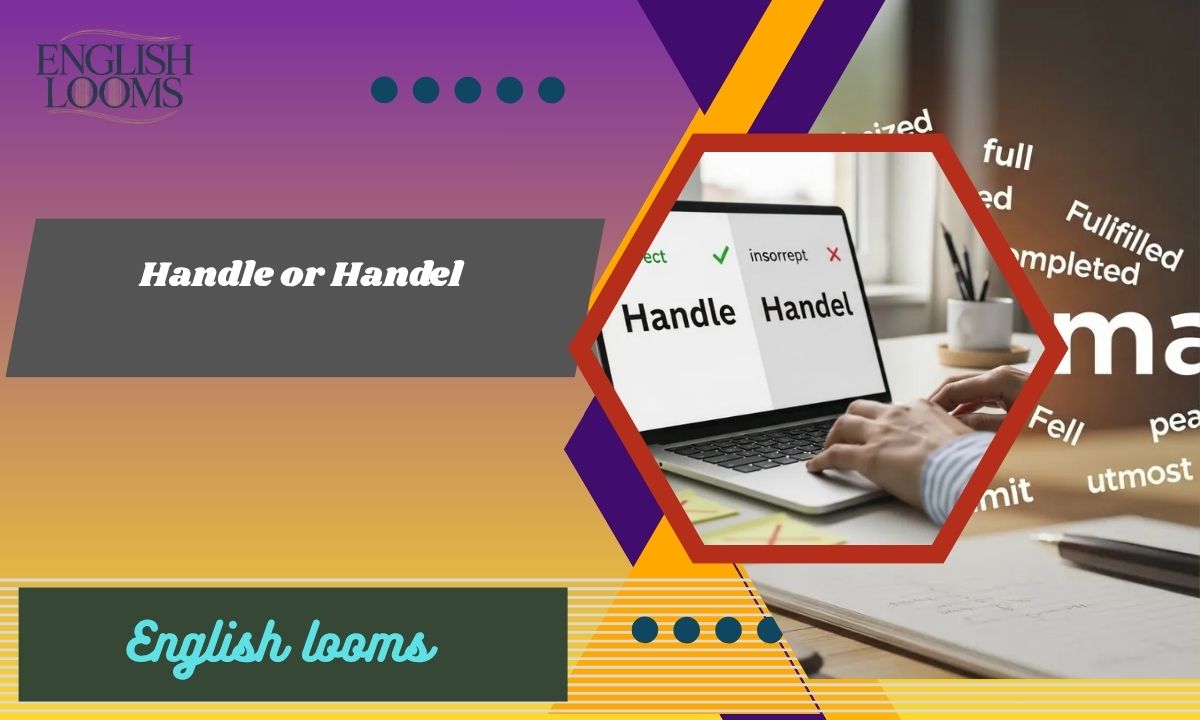 Handle or Handel: Correct Spelling, Meaning And Usage