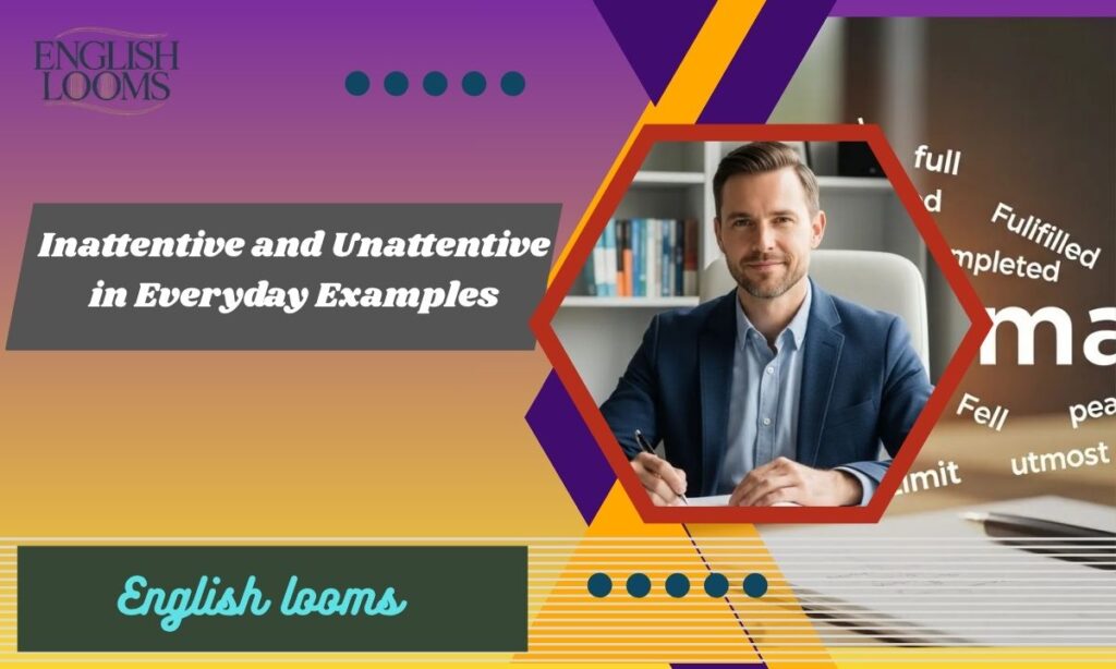 Inattentive and Unattentive in Everyday Examples