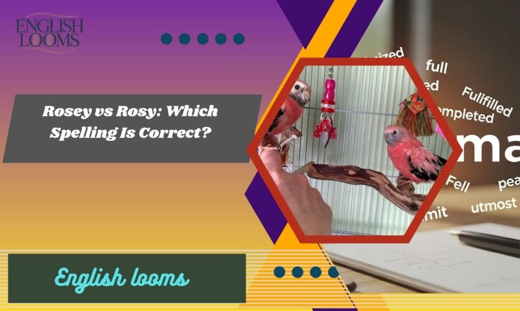 Rosey vs Rosy: Which Spelling Is Correct?