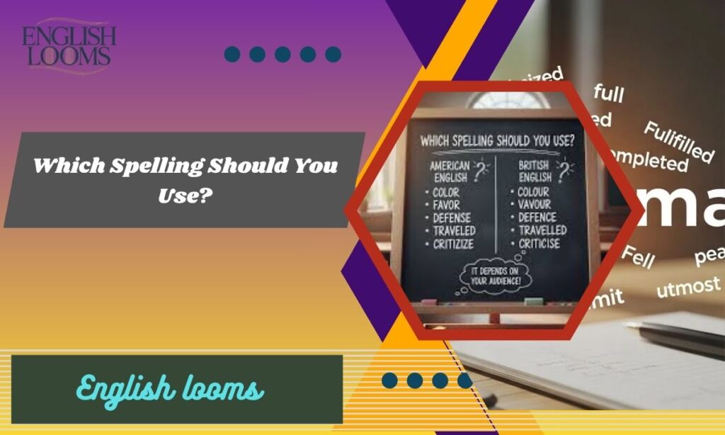 Which Spelling Should You Use?