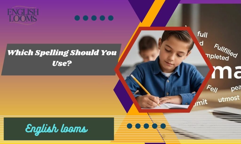 Which Spelling Should You Use?